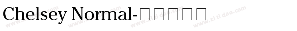 Chelsey Normal字体转换